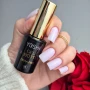 YOSHI Gel in Bottle No9 soft lavender pink manicure with bottle
