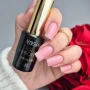 YOSHI Gel in Bottle No10 dusty pink square manicure with bottle