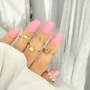 YOSHI Rubber Base No15 raspberry pink square manicure