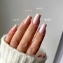 YOSHI Rubber Base No19 No20 No21 No22 shade comparison manicure