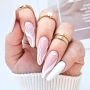 YOSHI French Line Gel No4 white wave nail art manicure