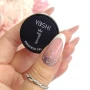 YOSHI Princess Gel No1 Silver french manicure with product lid
