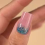 YOSHI Princess Gel No5 Blue reverse ombre close up