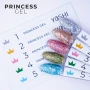 YOSHI Princess Gel colour comparison swatches silver gold pink green blue