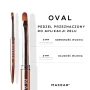 Makear Brush Oval 6 mm width 9 mm bristle length size guide
