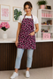 K.Tyrka Pink Panther classic protective apron with gold details