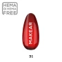 Makear 31 Spice Secret hybrid gel polish 8ml glass red shade