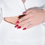 Makear 31 Spice Secret Cherry Red Glass Nails
