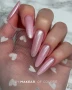 Makear 518 Pink Glitter Manicure