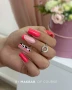 Makear 543 Regular Bright Pink Manicure