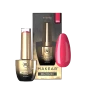 Makear 558 Regular Hybrid Gel Polish 8ml in its original branded black and gold bottle, featuring a bright pink colour preview on the cap. Professional UV/LED hybrid gel polish from the Makear Regular Collection.