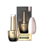 Makear 613 Regular Hybrid Gel Polish 8ml displayed alongside its original branded bottle, black and gold packaging and matching beige nail colour swatch. The photograph highlights shade number 613 and the professional presentation of the Makear Regular Collection.