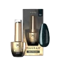 Makear 737 Princess Shimmer Hybrid Gel Polish 8ml displayed with its original branded bottle, protective cardboard packaging and matching individual shimmer nail swatch. The product photograph highlights the Makear branding, shade number 737, professional 8ml bottle and the delicate sparkling finish associated with the Princess Collection.