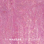 Makear UK Glitter Lila Rose Gel Go GG24 50 ml open bottle with brush