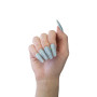 Makear UK S24 Jewels glitter gel polish applied on natural nails