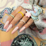 Makear UK Gel Polish S53 – styled display of HEMA-free gel polish