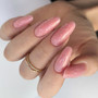 Maker UK Glitter Nude Hard Gel with holographic foil effect – GG26 UK