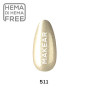 Makear Gel Polish 511Champagne Blush applied under LED lamp – salon finish