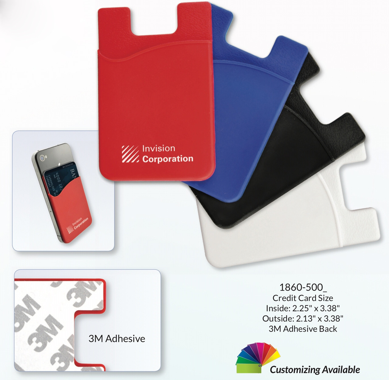 Adhesive Silicone Wallets