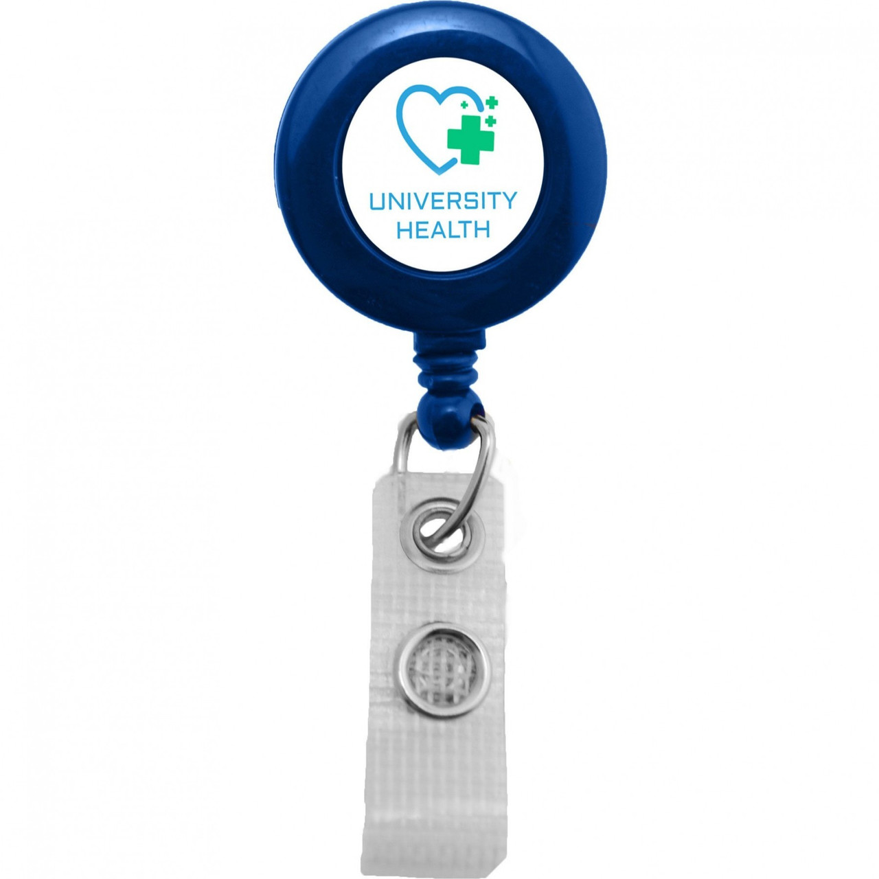 Reinforced Strap Badge Reel with Spring Clip