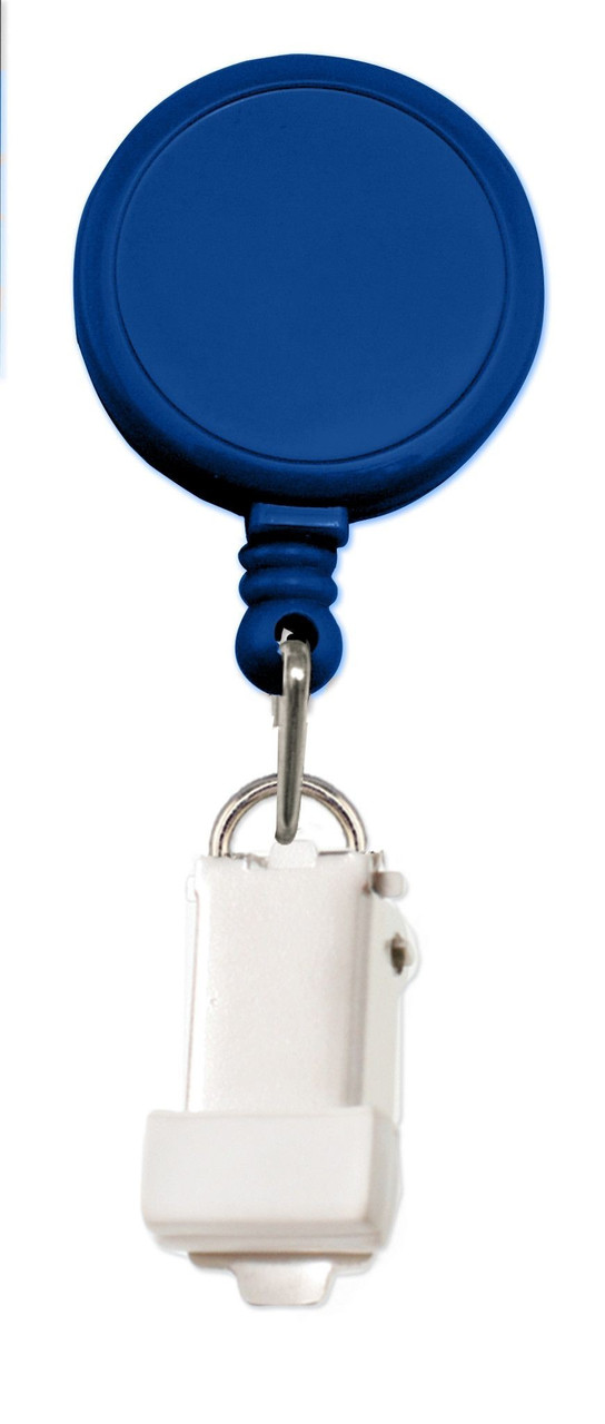 Badge Reel with Belt Clip and Card Clamp