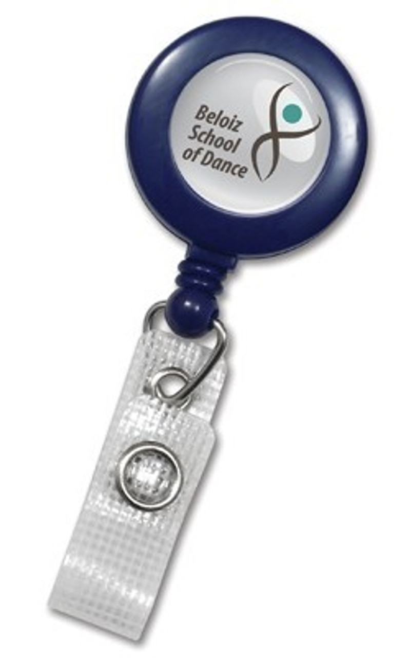 Reinforced Strap Badge Reel with Belt Clip