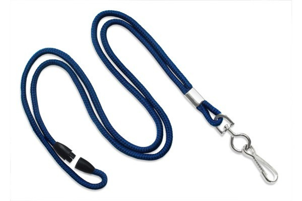 1/8" Lanyard w\ Breakaway & Swivel-Hook