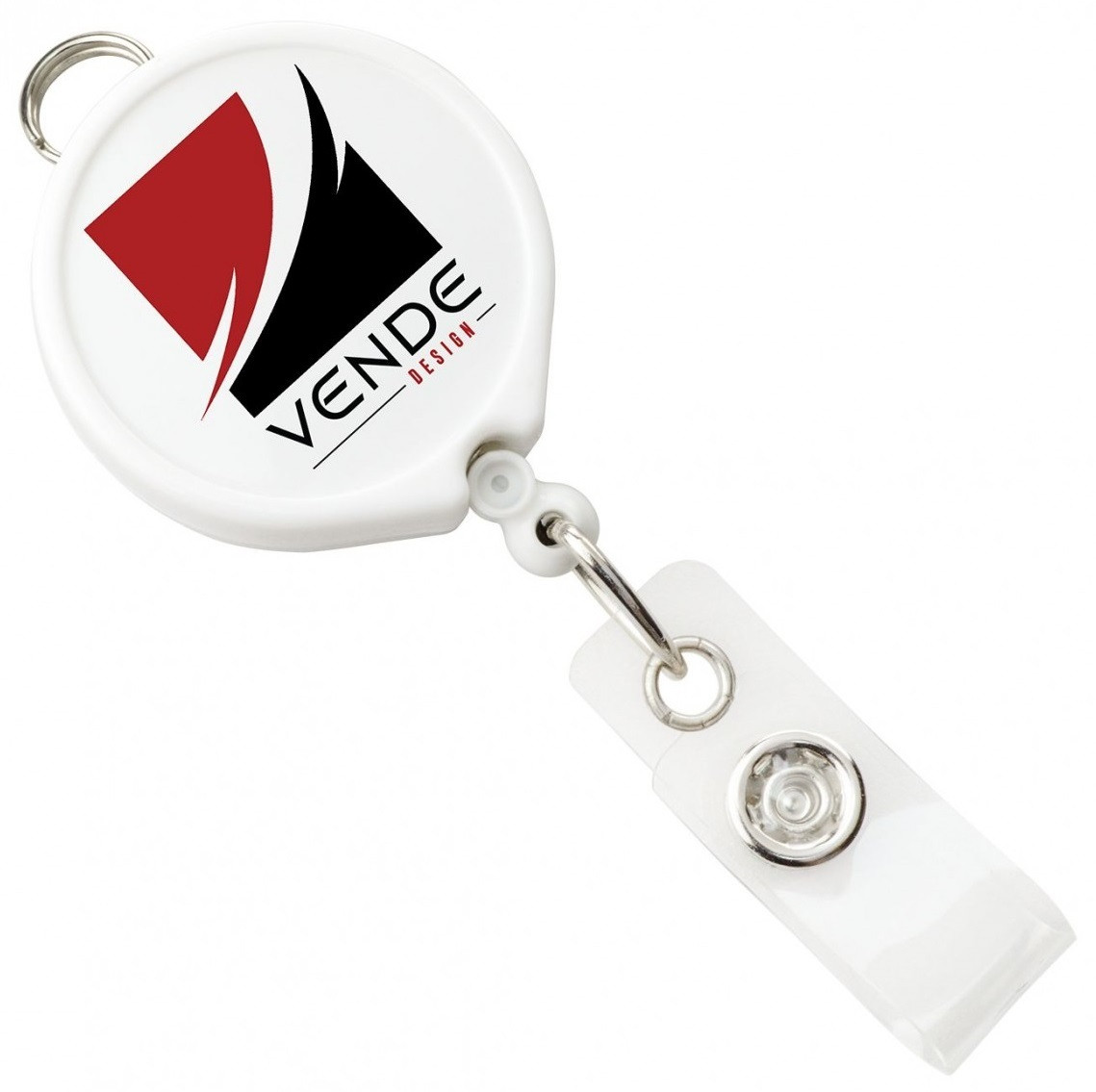 Logo Reel with Belt Clip and Vinyl Strap