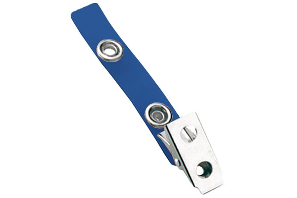 2-Hole Clips with Colored Vinyl Straps