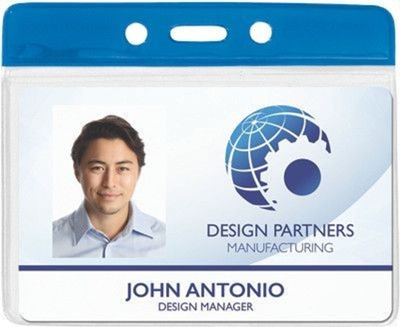 Color-Coded Solid Bar Badge Holders Military Size