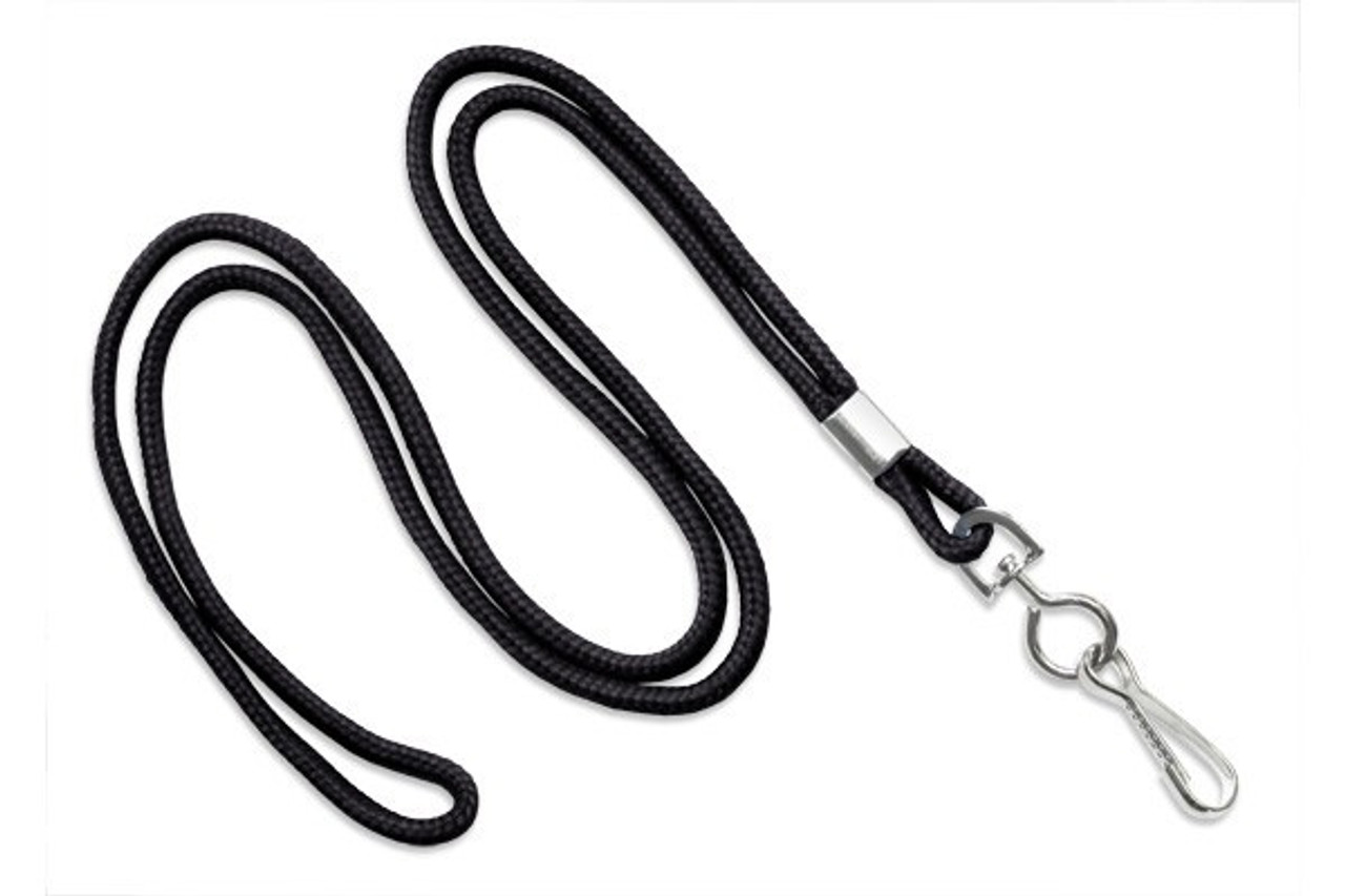 1/8" Round Lanyard with Swivel Hook