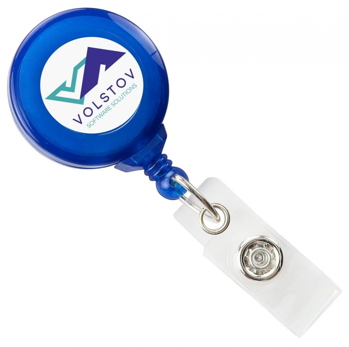 Round Plastic Twist-Free Badge Reel