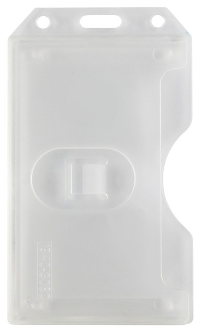 Clear Vertical Rigid Plastic 2-Sided Multi-Card Holder (50/pk)