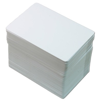 Standard Blank PVC Cards (100/pkg)