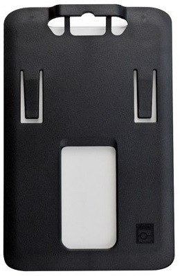 B-Holder Black Rigid Plastic Vertical Holder (50/pk)