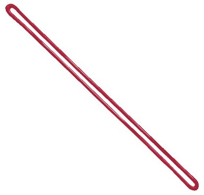 Red 9" Plastic Loop Strap (100/pk)