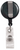 Black No-Twist Badge Reel with Clear Vinyl Strap & Belt Clip (25/pk)