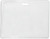Heavy-Duty Vinyl Horizontal Proximity Card Holder (100/pk)