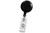 Black Badge Reel with Clear Vinyl Strap & Belt Clip (25/pk)