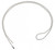 Nickel-Plated Steel Beaded Neck Chain, Length 24"