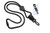 1/4" (6 mm) Lanyard with Diamond Slider & DTACH Plastic Swivel Hook (100/pk)