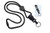1/4" Lanyard with Diamond Slider & DTACH Split Ring (100/pk)