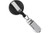 Black Round Badge Reel With Card Clamp And Slide Clip (25/pk)