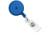 Translucent Blue Round Max Label Reel With Strap And Swivel Clip (25/pk)