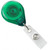 Translucent Green Premium Badge Reel With Strap & Slide Clip (25/pk)