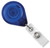 Translucent Royal Blue Premium Badge Reel With Strap And Swivel Clip (25/pk)