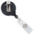 Black Badge Reel with Clear Vinyl Strap & Swivel Spring Clip (25/pk)