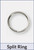 Yellow 1/8 Round Braided Breakaway Lanyard, Split Ring (100/pk)