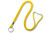 Yellow 1/8 Round Braided Breakaway Lanyard, Split Ring (100/pk)