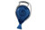 Translucent Blue Proreel (Carabiner Style) with Card Clip & Belt Clip (25/pk)